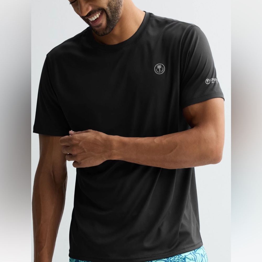 Trinity Coast Black swim shirt rash guard men’s medium